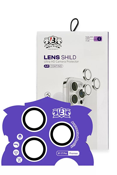 silky glows 17 Pro Max Bilvis Titan Camera Lens Compatible Silver Protective ...