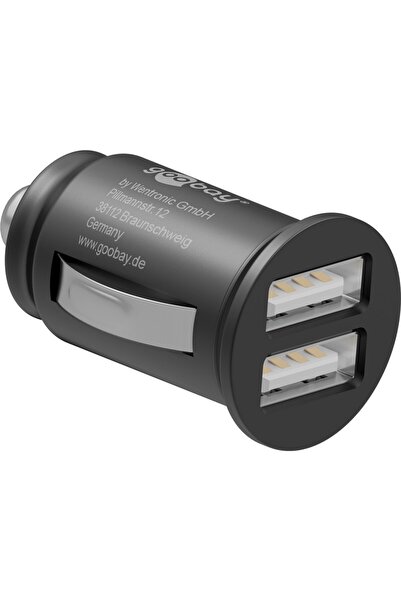 goobay Încărcător de baterie auto 2xUSB 4.8A 12/24V CC 4520