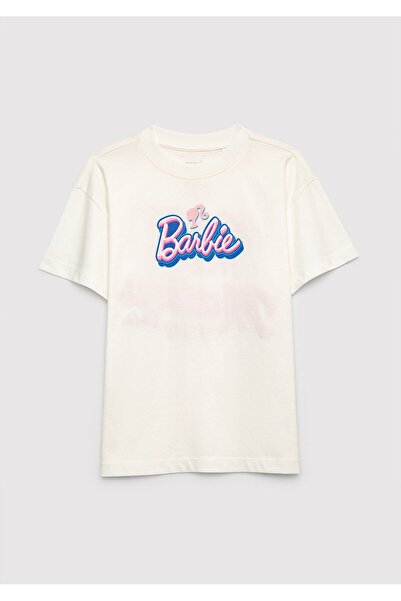 Mavi Μπλουζάκι με στάμπα BARBIE σε ανοιχτό λευκό