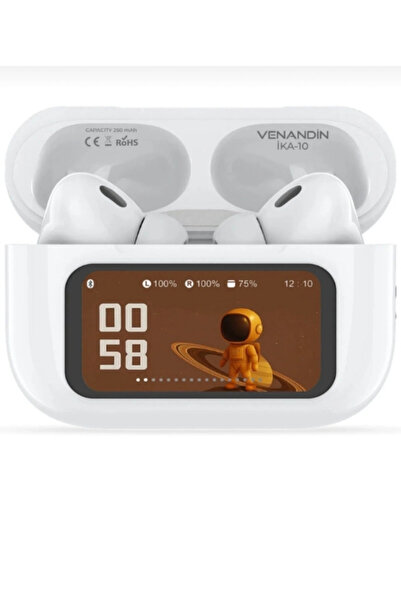 BLT İLETİŞİM İKA-10 Bluetooth Kulaklık PRO 2 ANC DİJİTAL DOKUNMATİK EKRANLI Y...