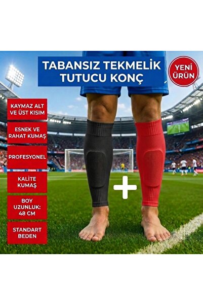 BS BEYAZ SHOES Profesyonel 2'li İKİ AYRI RENKLİ TABANSIZ KESİK TEKMELİK TUTUC...