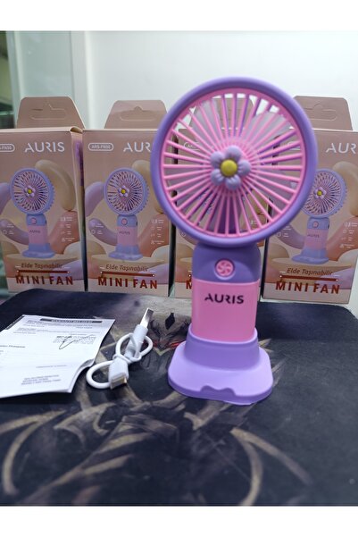 Auris Taşınabilir Fan Soğutucu Mini Vantilatör Klima Güçlü Serinletici Şarjlı...
