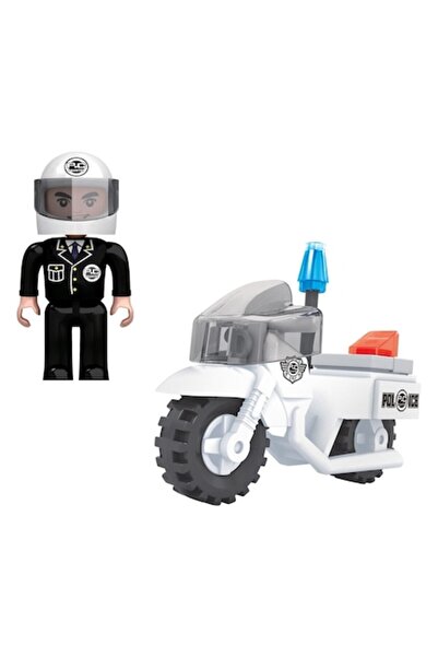 OEM Set de construcție Motocicletă de Poliție (28 piese)