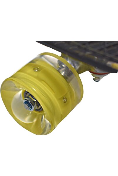 NAWADER Light Up Skateboard, Transparent Light Brown - AL-2025