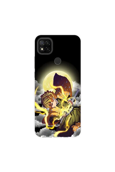 PPKin Redmi 9c Uyumlu Anime 4/2 Tasarımlı Şeffaf Kılıf