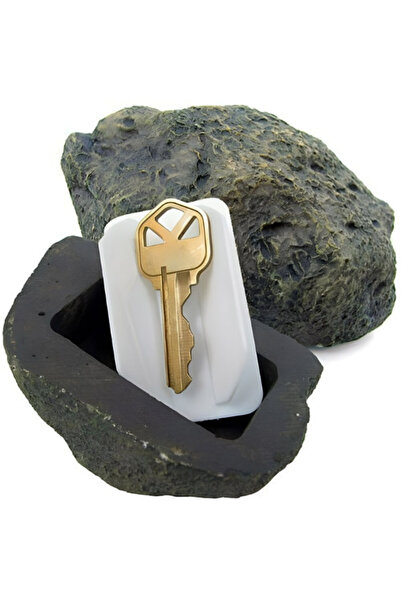 unbranded Кутия за ключове KEYBLEND с имитация на камък, сигурно скривалище з...