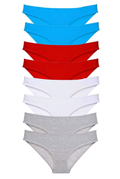 Mestore 8 Pieces Super Eco Set Lycra Women's Slip Panties 530