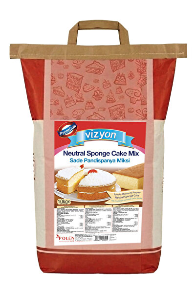 VİZYON Sade Pandispanya Miksi - Premium 10 Kg