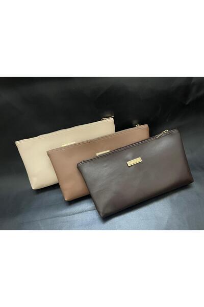 VELORİA BAG & SCARF VELORİA BAG çok amaçlı kadın portföy ve makyaj çantası cl...