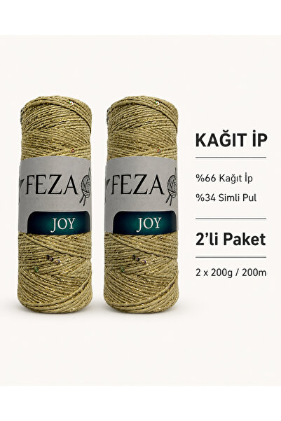 shcen Feza Joy Simli Kağıt İp 2’li Paket 200g 200m – Çanta, Sepet ve Hobi El ...
