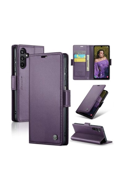 Caseme 023 Luminus Θήκη Πορτοφόλι Purple (Samsung Galaxy A16 4G / 5G)