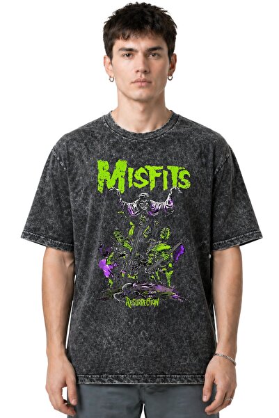 SEVBANO Misfits rok metal muzički bend unisex prethodno otisnuta oversize vin...