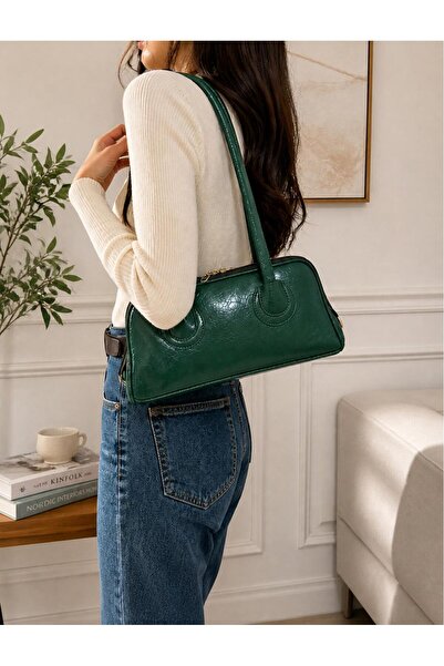 Zarena Official Svelte - Kadın Retro Silindir Model Baget El Ve Omuz Çantası
