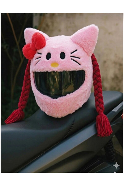 bxtasarım hello kitty motosiklet kask kılıfı kask süsü