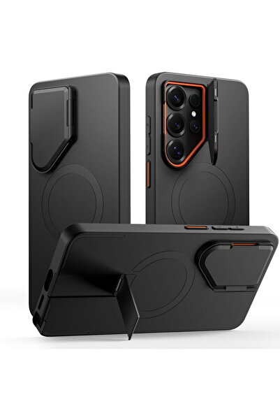 Tech-Protect KEVLAR AURA MAGSAFE GALAXY S26 ULTRA NEGRU/PORTOCALIU