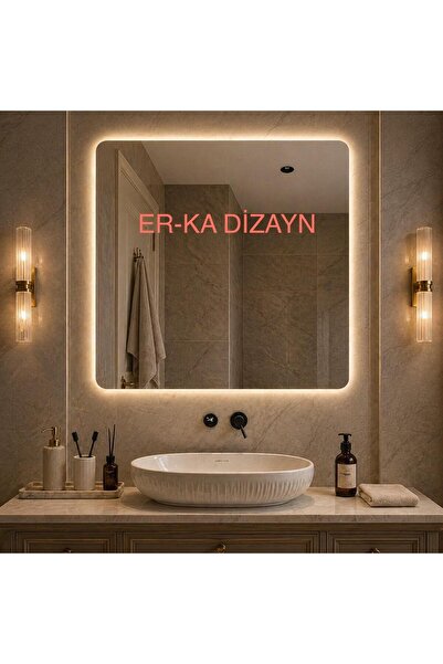 KARE AYNA Led'li Lavabo & Banyo Aynası
