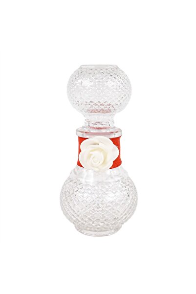 LoreBebe Sticluta Mir din Sticla, model "Floare de Gradina", culoare Roz