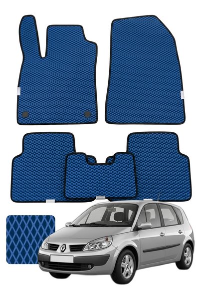 Evanotion Renault Scenic 2 2003-2009 Özelleştirilebilir Premium Eva Oto Paspa...