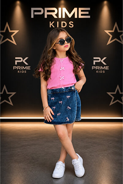 Prıme KIDS DEVOJČIČKE KRATKE PANTALONE SA Vrpcom I SPODNJOM, PRILIČNI SET ZA ...