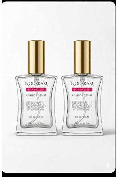 nodekam FRESH TOUCH FOR WOMEN EDT 50 ML KADIN PARFÜMÜ ( 2 ADET X 50 ML = 100 ML )