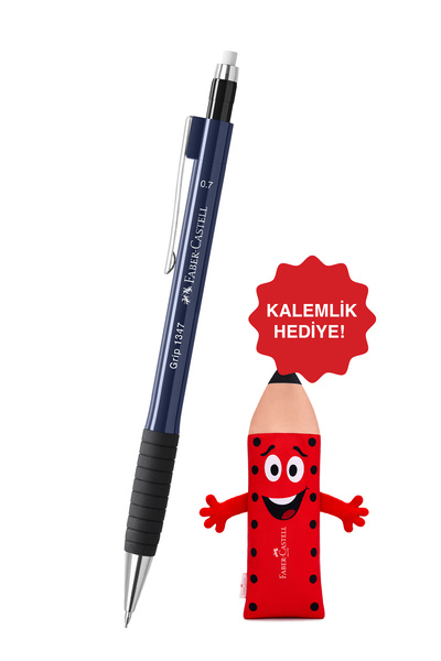 Faber Castell 1345/47 Versatil Kalem, 0.7 mm, Navy Blue, Ergonomik Tutuş, Yay...