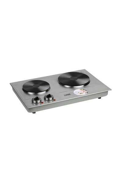 EXPERT Xper Electric Stove Double Heating Plate, 2500 Watts, Steel