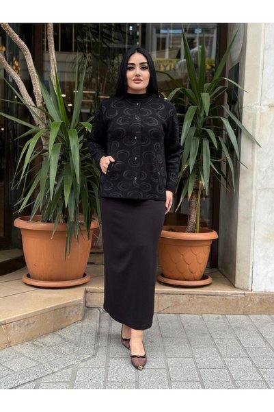 CARLA CARMELİTA Viscose Knitted Cardigan