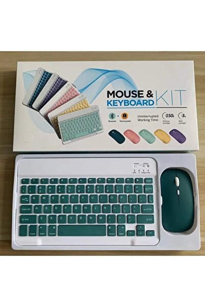 Çeşithane Kablosuz Gaming Klavye Mouse Set RGB Işıklı 2.4G Bluetooth Oyuncu Seti