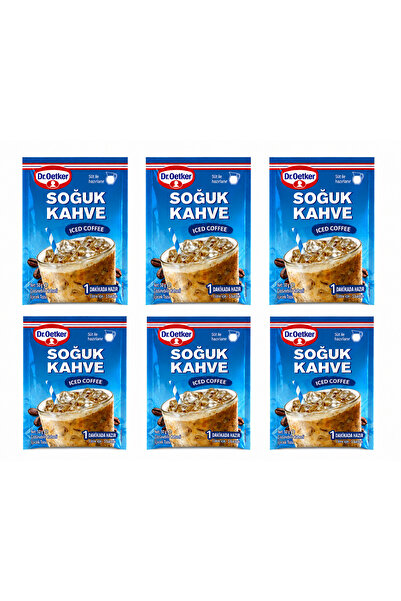 Dr. Oetker Soğuk Kahve Iced Coffee 6'lı Ekonomik Paket - Çözünebilir Kahveli ...