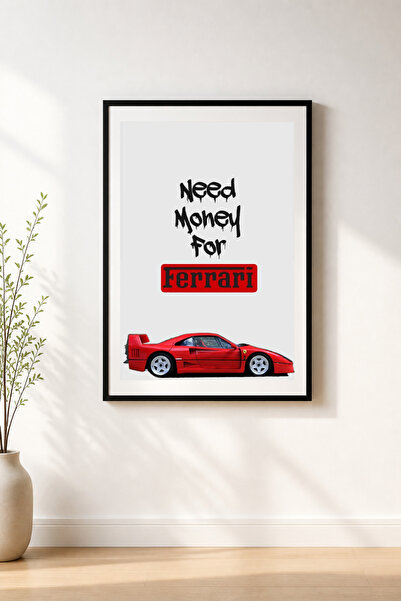 Sekiz8 Minimalist Siyah Çerçeveli Tablo Poster - Dijital Baskı MOD-4