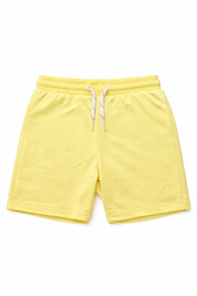 MAYORAL Baby Boy Basic Combed Cotton Shorts 0-2 Years Yellow