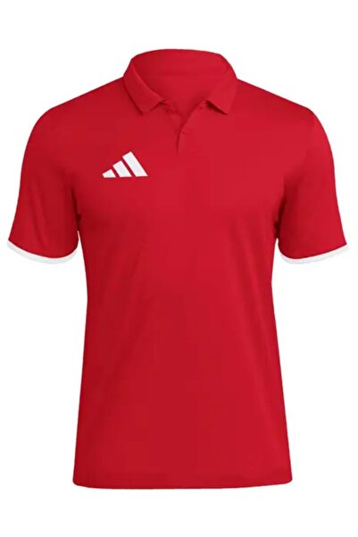 adidas Entrada 26 Polo Yaka Tişört Erkek T-Shirt KIRMIZI