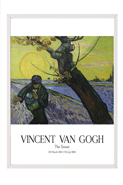 Postifull Vinsent van Gog - Sijač, slika u belom okviru, serija umetničkih ra...