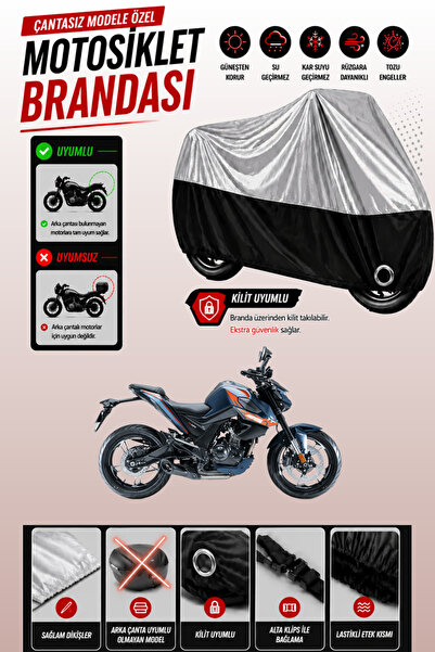 Cemku Twin غطاء محرك متوافق مع RKS RZ 125S باللون الرمادي من الأعلى والأسود م...