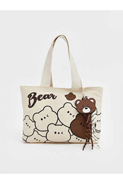 LC Waikiki Bear Printed Girls' Shoulder Bag