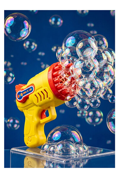 Flower Toys مسدس فقاعات كبير الحجم من نوع BUBBLES GUN