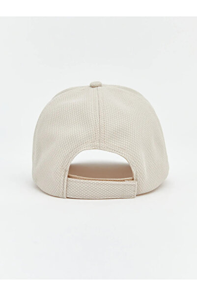 LC Waikiki Beige Text Embroidered Men's Cap Hat