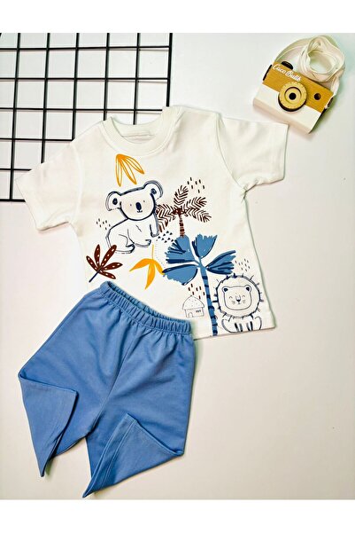 cacobutik Baby Boy Koala Print Summer Casual Shorts Set