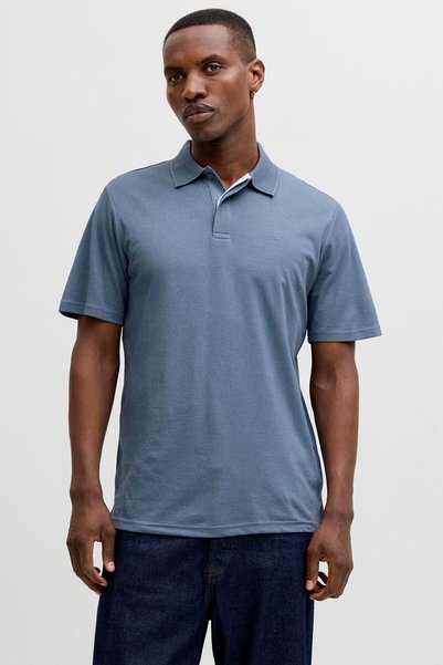 Jack & Jones Erkek Nakis Detayli Polo Yaka Tisört - Rodney