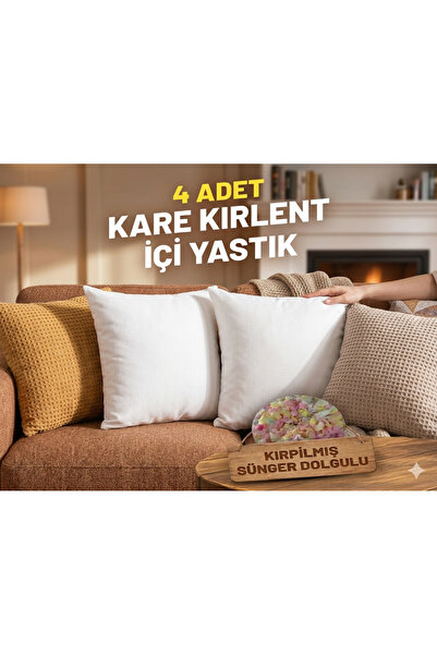 Elgrande EKO SÜNGER DOLGULU 4'LÜ KARE KIRLENT PAKET