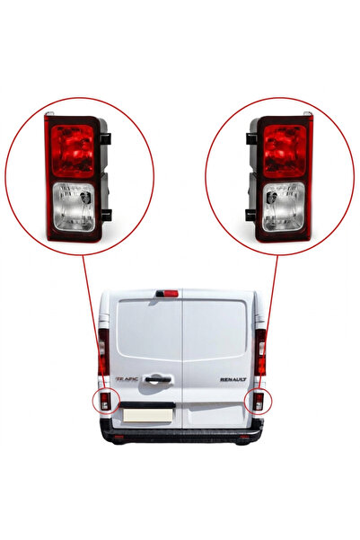 Trafic 3 (2014 - ) / Opel Vivaro B (2014-2019) Arka Sis Lambası Sağ Sol Takım