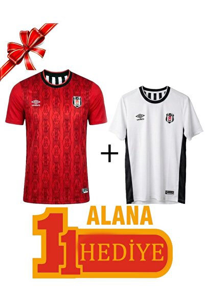 Beşiktaş Orijinal 25/26 Kırmızı Forma Beyaz Forma Hediyeli