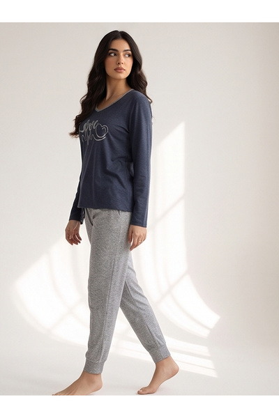 Bousni 2 Piece Shirt and Pajama Cotton Outfit, Soft Summer Loungewear/ Nightwear