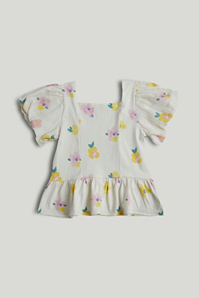 MOTHERCARE بلوزة قطنية مزينة بالزهور