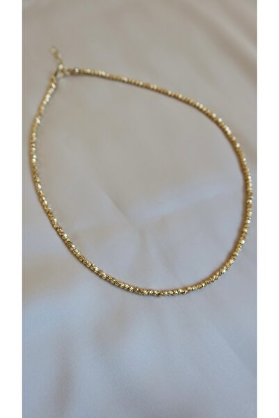 Lysa Jewelry Dorika Mini Boncuklu Gold Kolye