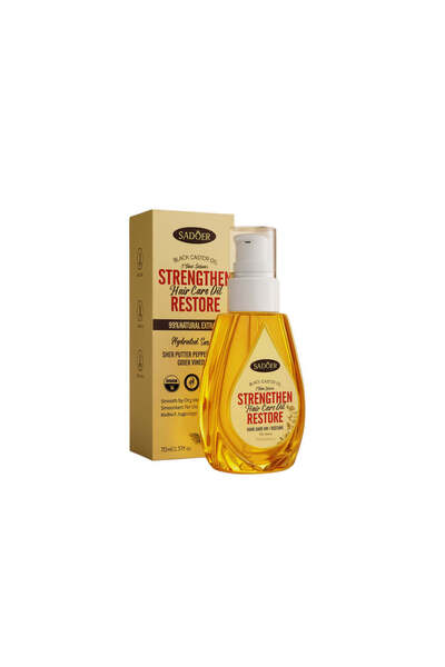 SADOER Ulei de păr cu ulei de ricin 70 ml SD16768 – Reparare păr deteriorat, ...
