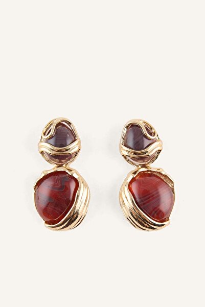 DeFacto Women's Stone Dangle Earrings H5450Axns