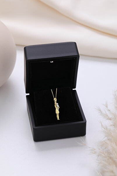 LOTUS JW Işıklı Kutulu Gümüş Sonsuz Sevgi Anne Bebek Kolye - 925 Ayar Gümüş K...