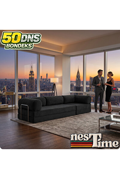 NESTİME 300X100 Modüler Sünger Kanepe,Taşınabilir, Yatak Olabilen,50 DNS Sünger