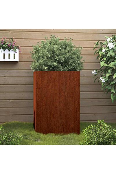 vidaxl Jardiniera, 42x38x75 cm, otel corten